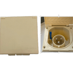 Flush mains inlet for caravan / motorhome