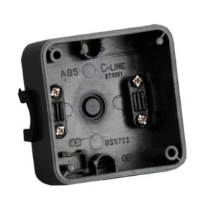 GREY C Line Square Back Box