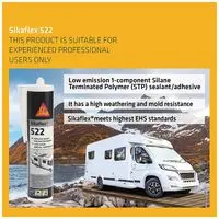Sikaflex 522 Adhesive & Sealant 300ml - black