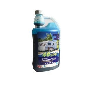 1 Litre 40 Shot BLUE Cassette Toilet Fluid