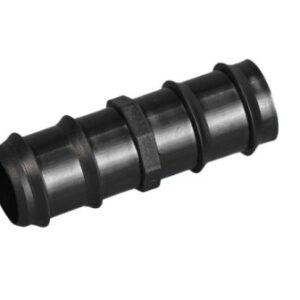 Black 28.5mm Straight Connector
