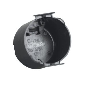 C-Line Circular Back Box - Dark Grey