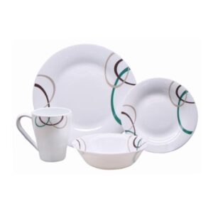 Horizon Orbit - 16 Piece Opalware Dining Set