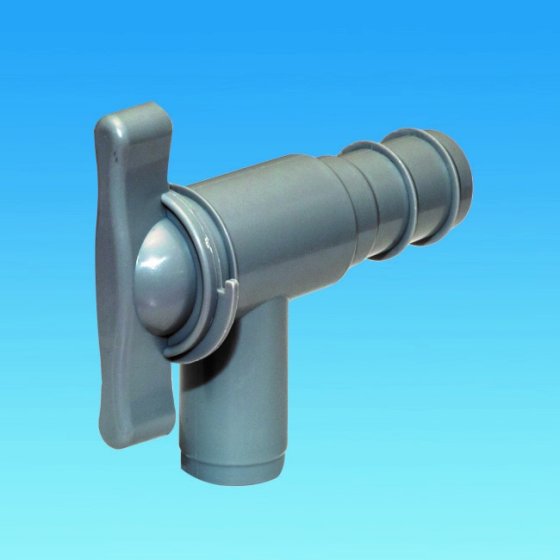 Grey Drainage Tap - Waste Water