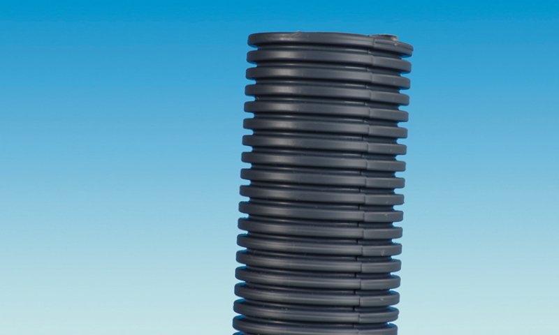 28.5mm Id Grey Convoluted Hose