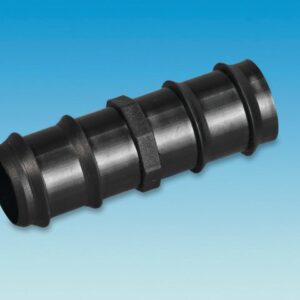 Black 28.5mm Straight Connector