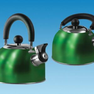 GREEN 1.6 Litre Gas Hob Kettle with Folding Handle