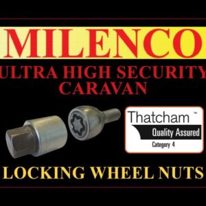 Caravan Locking Wheel Nuts - set of 4