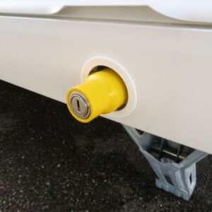 Corner Steady Leg Nut Lock Singles Complete with 2 keys