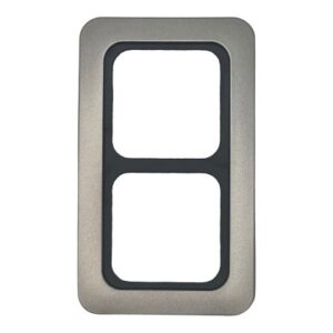 C-Line 2 Way Face Plate - Gun metal