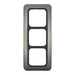 C-Line 3 Way Face Plate - Gun metal