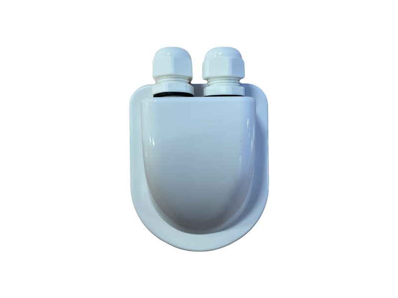 WHITE - Roof Cable Entry for Solar Panel