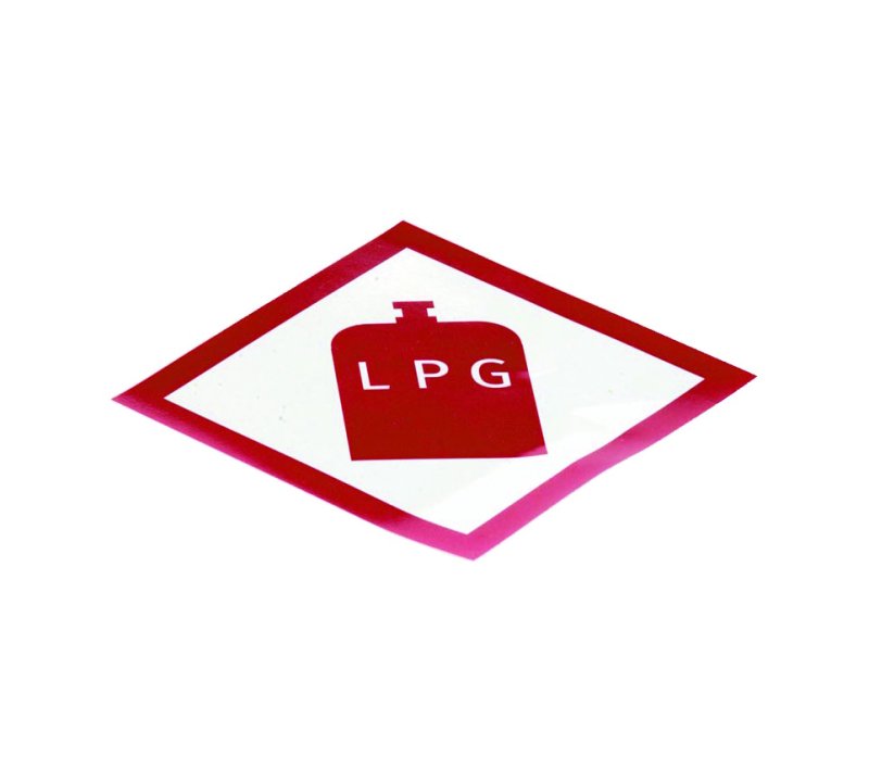 Self Adhesive LPG Sticker