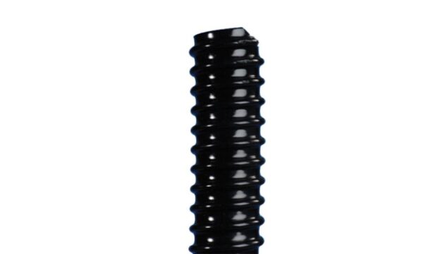 Black 3/4" Convoluted Hose Smooth Inner