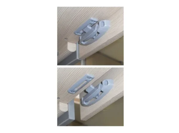 Cupboard / Locker Door Catch - Ash Grey