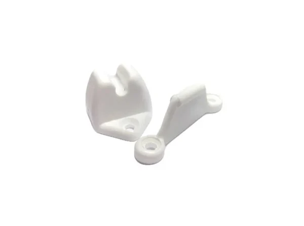 WHITE Snap Plastic Door Retainer - Veneta retainer