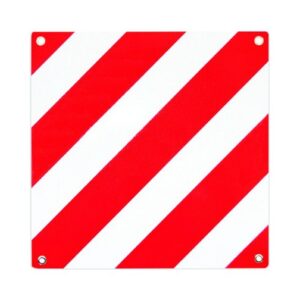 Aluminium Hazard Sign 50 x 50cm Italy