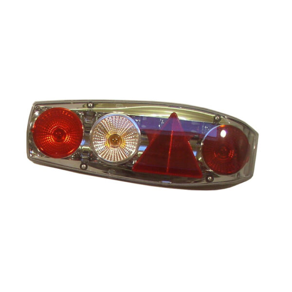 Chrome Caraluna Mk2 Caravan Cluster RH Fog Rear Light