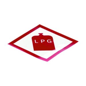 Self Adhesive LPG Sticker