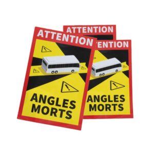 Angles Morts Motorhome Sticker - 3pcs