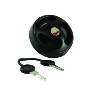 BLACK Filler Cap Vented c/w Barrel and Keys