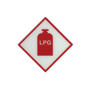 Self Adhesive TUFFLEX LPG Sticker
