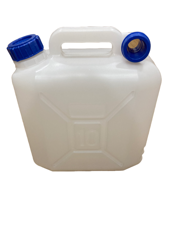 10 Litre Jerry Can c/w Pouring Spout