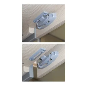 Cupboard / Locker Door Catch - Ash Grey