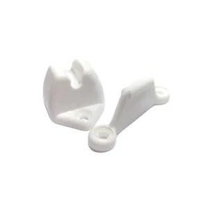 White Snap Plastic Door Retainer - Veneta retainer