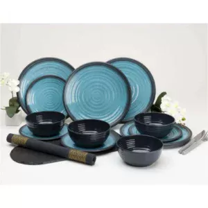 GRANITE AQUA 12PC DINNER SET