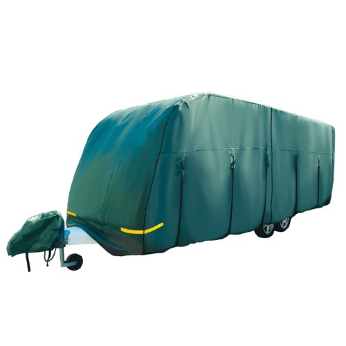 Premium Green 4 Ply Caravan Cover