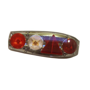 Chrome Caraluna Mk2 Caravan Cluster RH Fog Rear Light