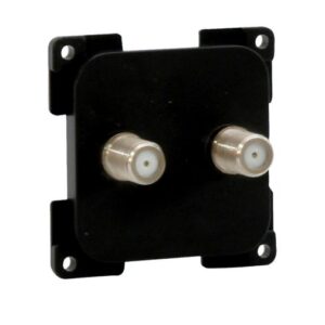 C-Line Double Satellite Socket - Black