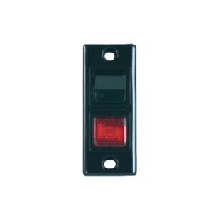 Architrave Switch and Neon - Black