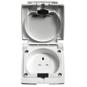 Bullfinch Electrical Outlet Point - White
