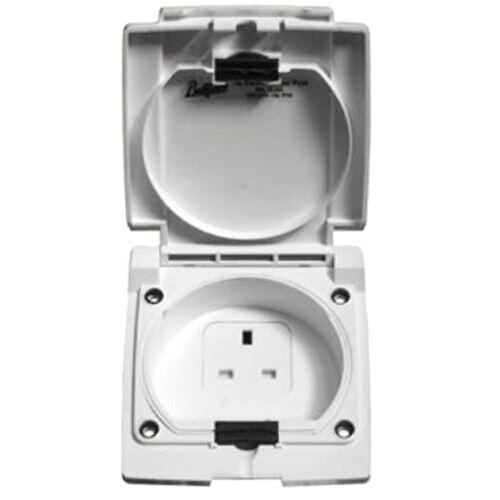 Bullfinch Electrical Outlet Point - White