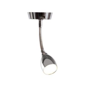 HERCULES Chrome Switched Flexi Spotlight c w USB