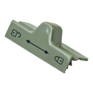 Dometic RM7 Series Fridge Door Lock Slider - Grey - 241327200