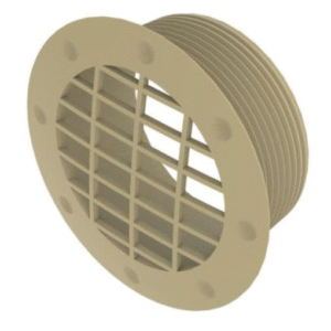 Whale Beige Fixed Fitting Vent