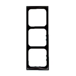 BLACK High Gloss C Line CG Range 3 Way Face Plate