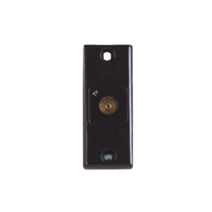 Architrave TV Socket - Black