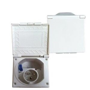 Flush Fitting Mains Inlet - White