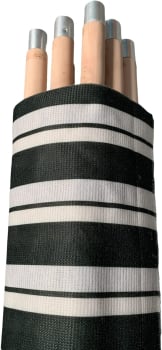 7 Pole Splittable Wind Shield Charcoal