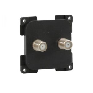 GREY C Line Double Satellite Socket