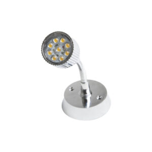 12V LED Flex Spotlight Chrome