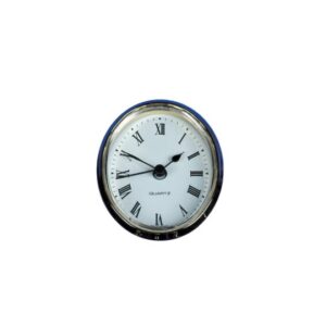 Caravan Clock, 72mm Oval, Brass