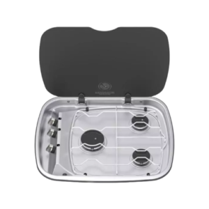 Hob left hand Argent 3 burner auto OFF EOL250524