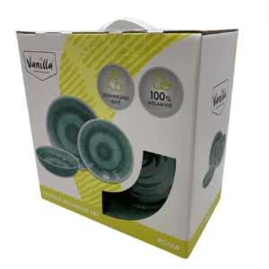 Roma 12 Piece Melamine Dining Set