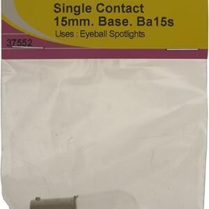 W4 BA15S 12V 15W Bulb Transparent