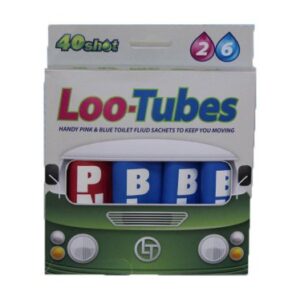 20 x LOO Tubes Toilet Sachets 6xBlue 2xPink